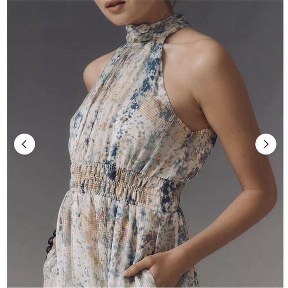 NEW! Anthropologie Somerset Chiffon Maxi Dress  - Size Small - Picture 4 of 15